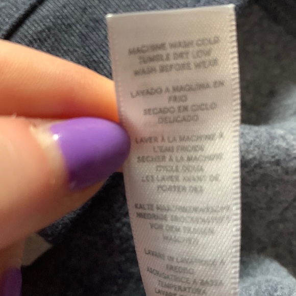 Alternative Apparel Blue with Polka Dots Hoodie Size US Small - Picture 9 of 9